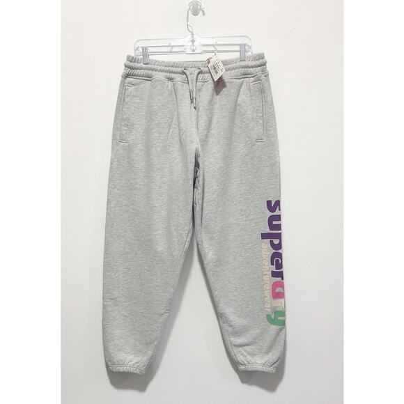 NWT: Superdry - Women's, Glacier Gray, Retro, 90's Terrain Jogger Sweatpants - Picture 1 of 4